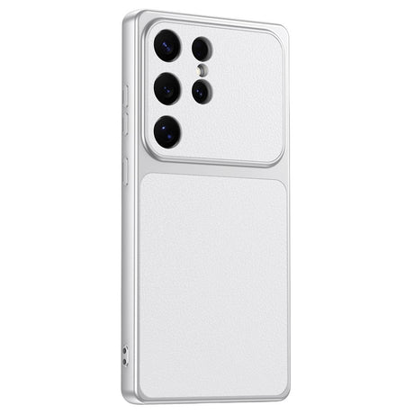 Samsung Galaxy S25 Ultra EIDERWOOD Hybrid Bagsidecover m. Kunstlæder - Hvid