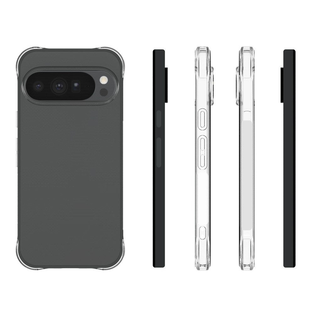 Google Pixel 11 Pro XL EIDERWOOD Fleksibelt Plast Cover m. Forstærkede Hjørner - Gennemsigtig