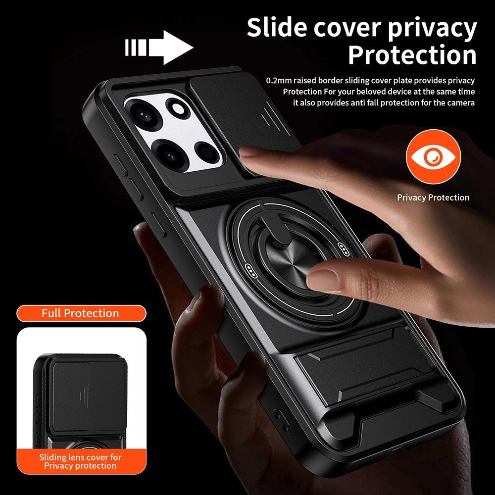 OnePlus Nord CE6 / Nord 6 EIDERWOOD Håndværker Cover m. Kickstand & Cam Slider - MagSafe Kompatbel - Orange