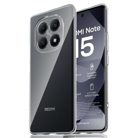 Xiaomi Redmi Note 15 (5G) / Poco M8 (5G) EIDERWOOD Fleksibelt Plast Cover - Gennemsigtig