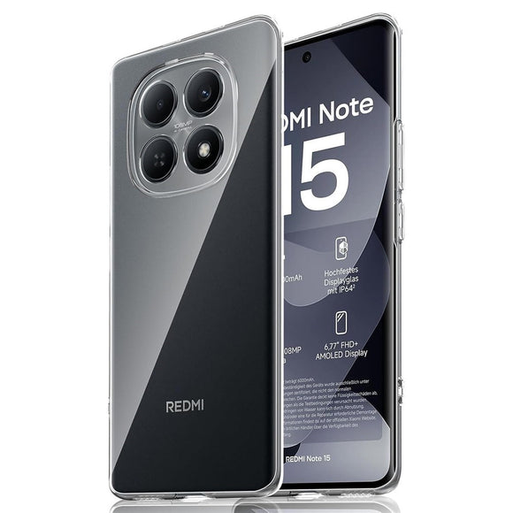 Xiaomi Redmi Note 15 (5G) / Poco M8 (5G) EIDERWOOD Fleksibelt Plast Cover - Gennemsigtig