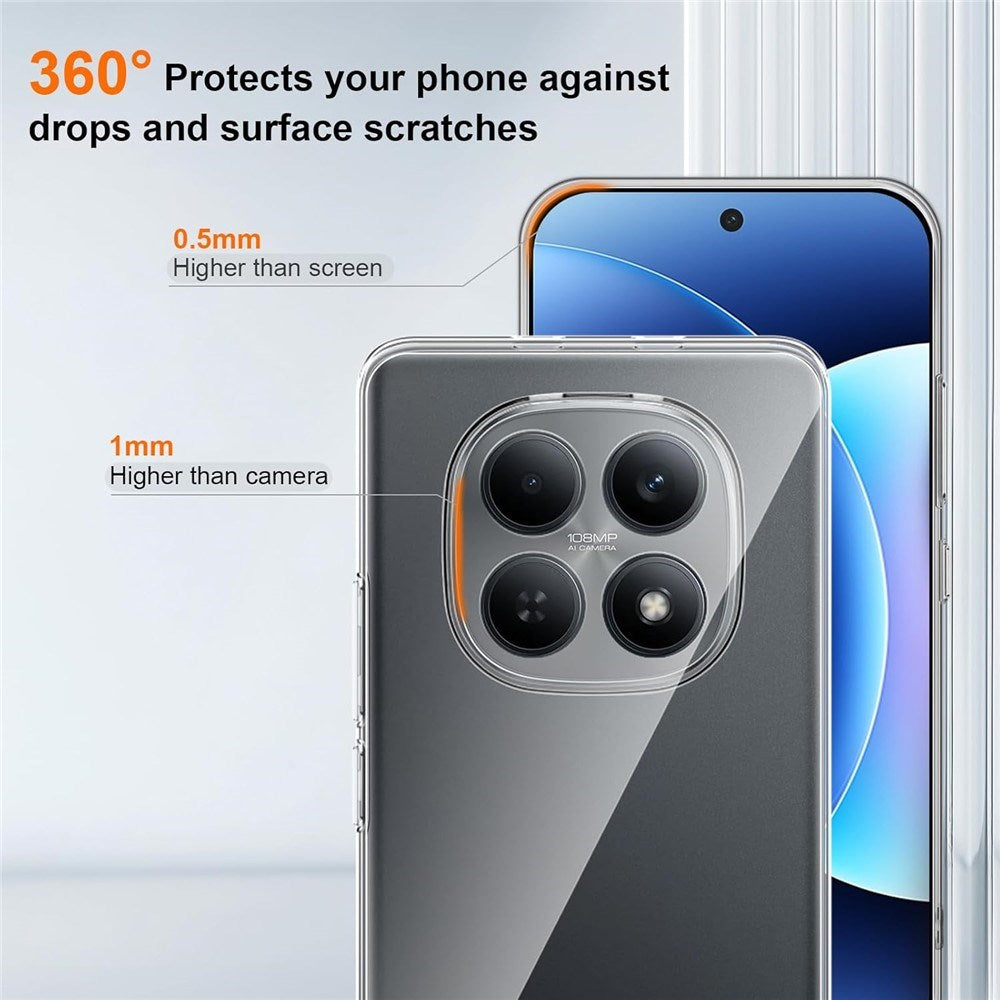 Xiaomi Redmi Note 15 (5G) / Poco M8 (5G) EIDERWOOD Fleksibelt Plast Cover - Gennemsigtig