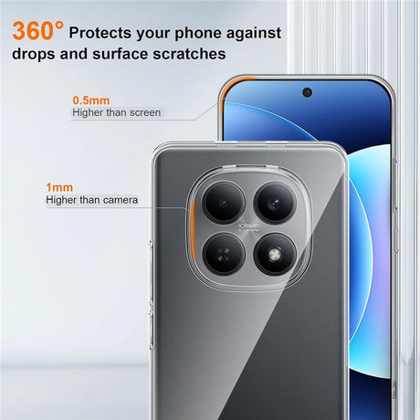 Xiaomi Redmi Note 15 (5G) / Poco M8 (5G) EIDERWOOD Fleksibelt Plast Cover - Gennemsigtig