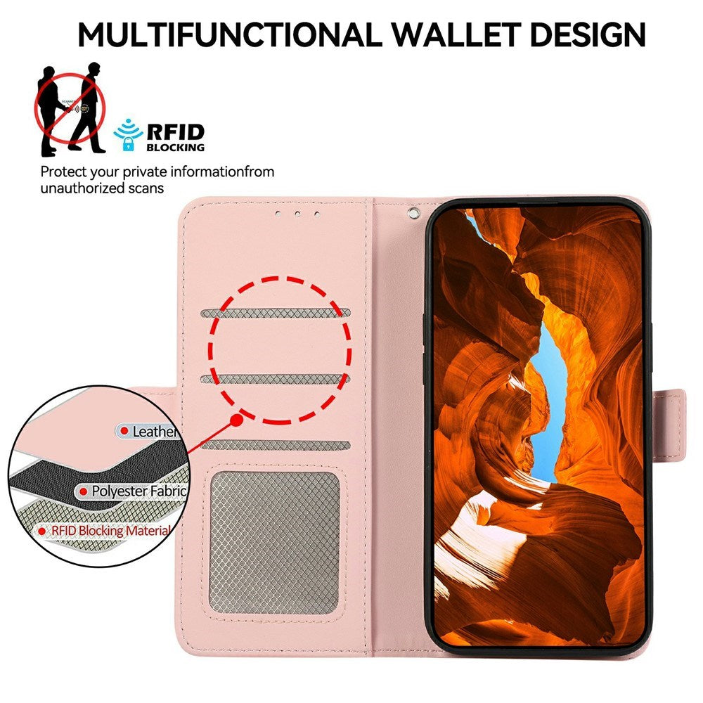 EIDERWOOD Google Pixel 11 / 11 Pro Flipcover m. RFID-Blocker & Kortholder - Lyserød