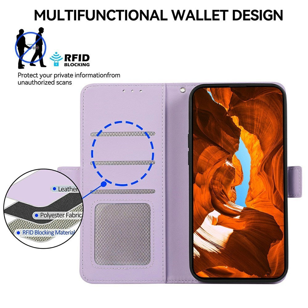 EIDERWOOD Google Pixel 11 / 11 Pro Flipcover m. RFID-Blocker & Kortholder - Lilla