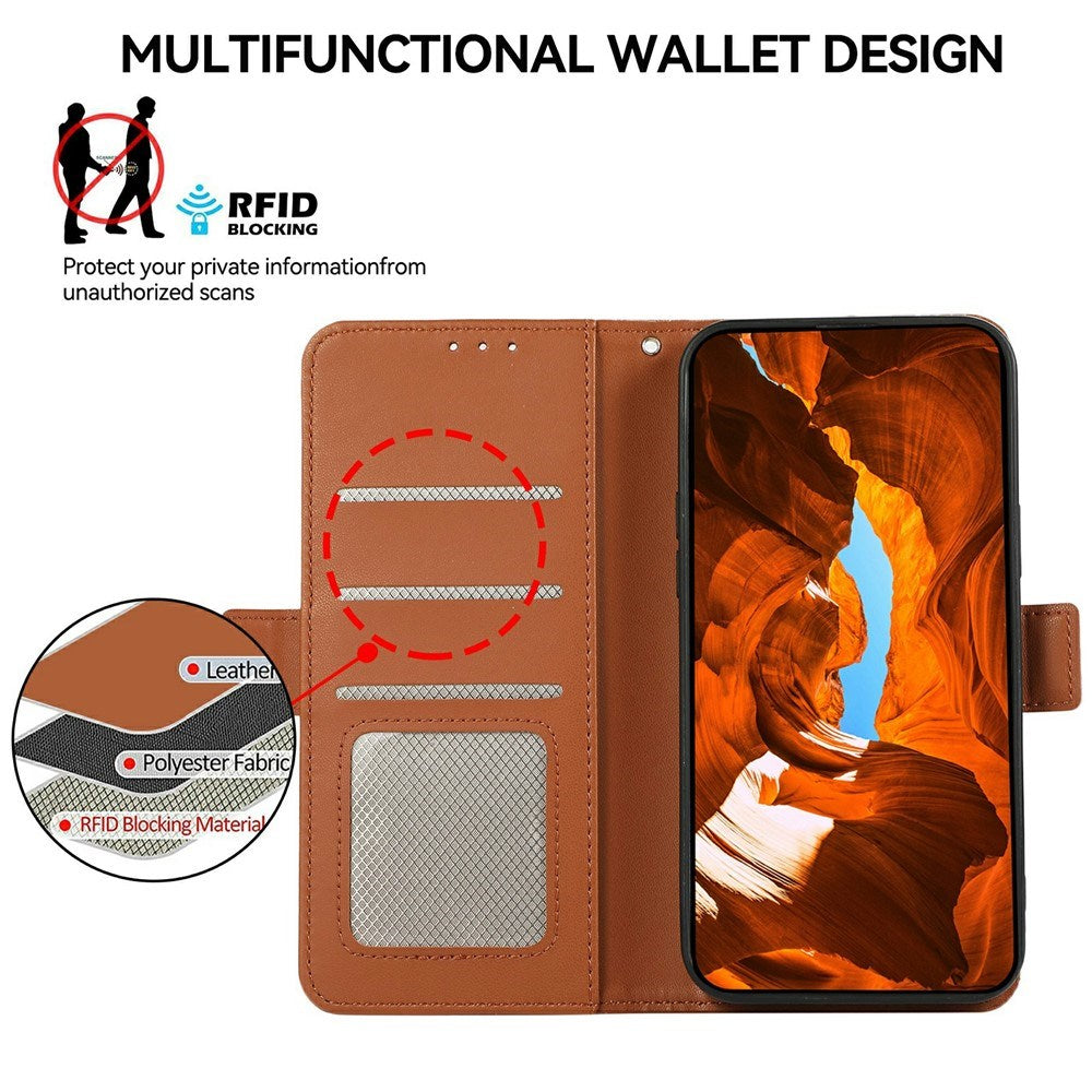 EIDERWOOD Google Pixel 11 / 11 Pro Flipcover m. RFID-Blocker & Kortholder - Brun