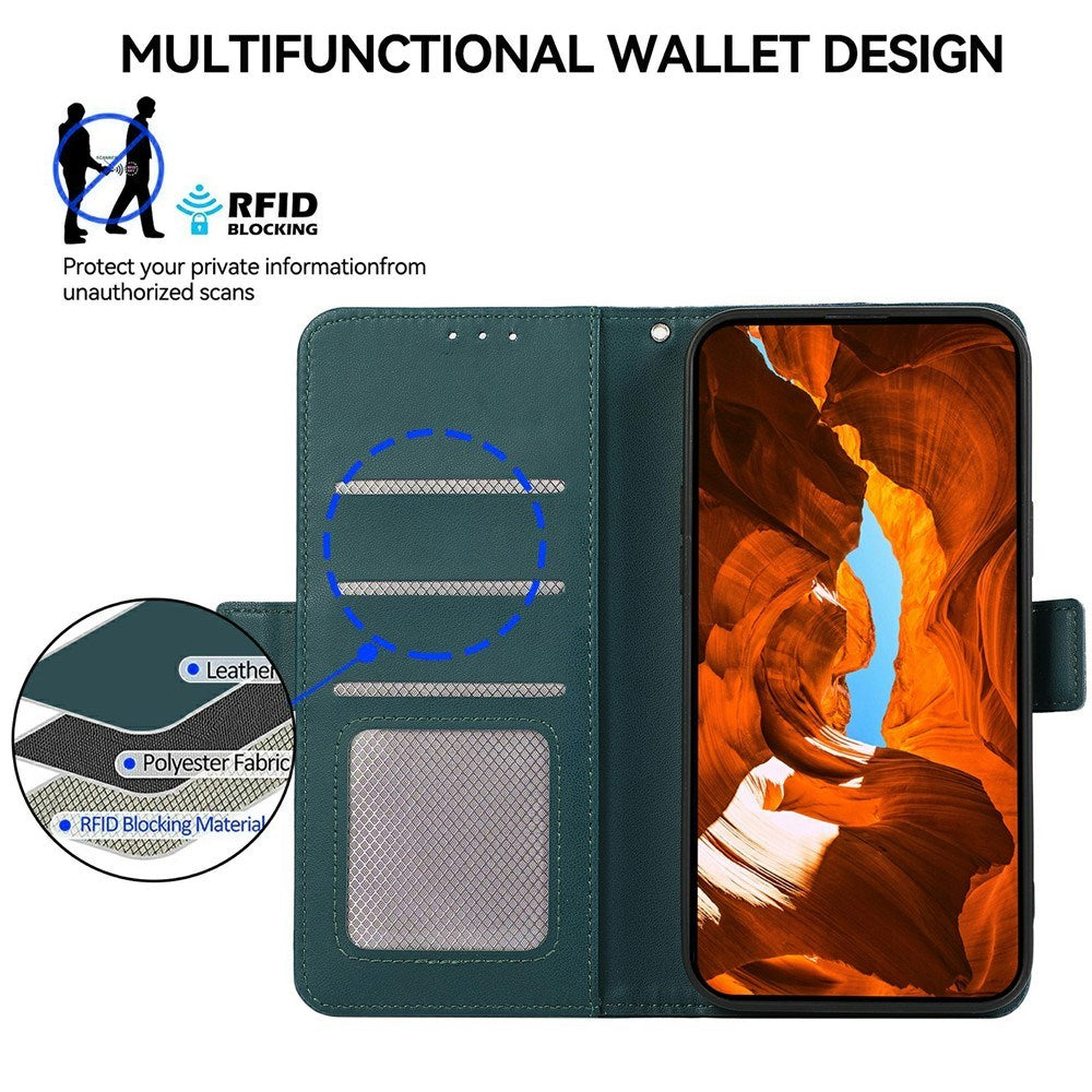 EIDERWOOD Google Pixel 11 Pro XL Flipcover m. RFID-Blocker & Kortholder - Mørkegrøn