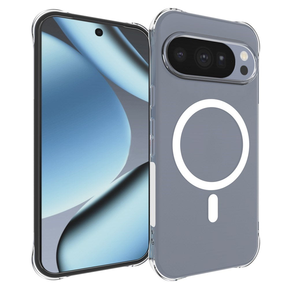 Google Pixel 11 Pro EIDERWOOD Fleksibelt Plast Cover m. Stødabsorberende Hjørner - MagSafe Kompatibel - Gennemsigtig