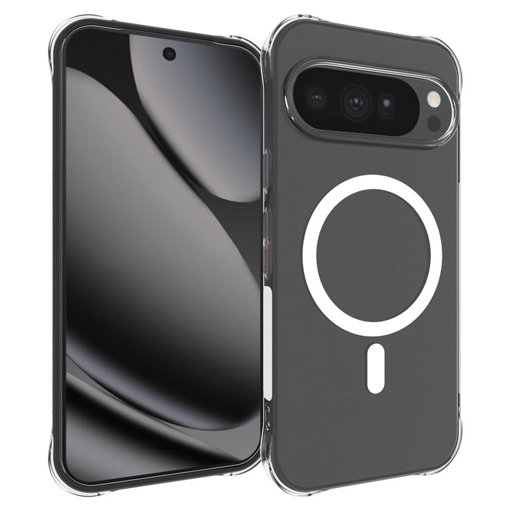 Google Pixel 11 Pro XL EIDERWOOD Fleksibelt Plast Cover m. Stødabsorberende Hjørner - MagSafe Kompatibel - Gennemsigtig