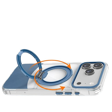 iPhone 17 Pro EIDERWOOD Hybrid Cover med Ståfunktion - MagSafe Kompatibel - Gennemsigtig / Grøn
