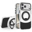 iPhone 17 Pro EIDERWOOD Hybrid Cover med Ståfunktion - MagSafe Kompatibel - Gennemsigtig / Sort