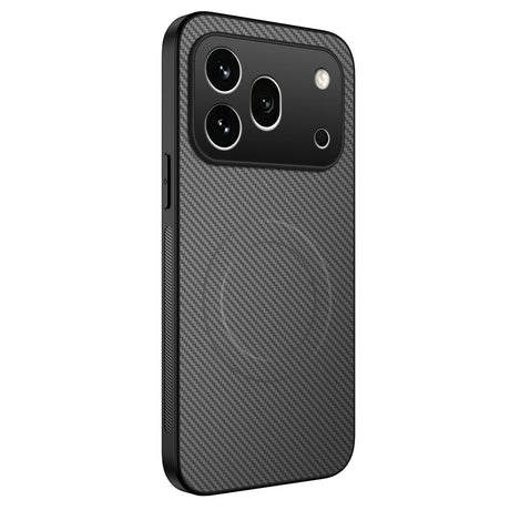 Honor 600 Pro WANLONFENG Bagsidecover m. Carbon Tekstur - MagSafe Kompatibel - Grå