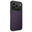 Honor 600 Pro WANLONFENG Bagsidecover m. Carbon Tekstur - MagSafe Kompatibel - Lilla