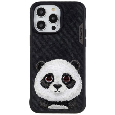 iPhone 14 Pro Hybrid Plastik cover m. print - Sød Panda