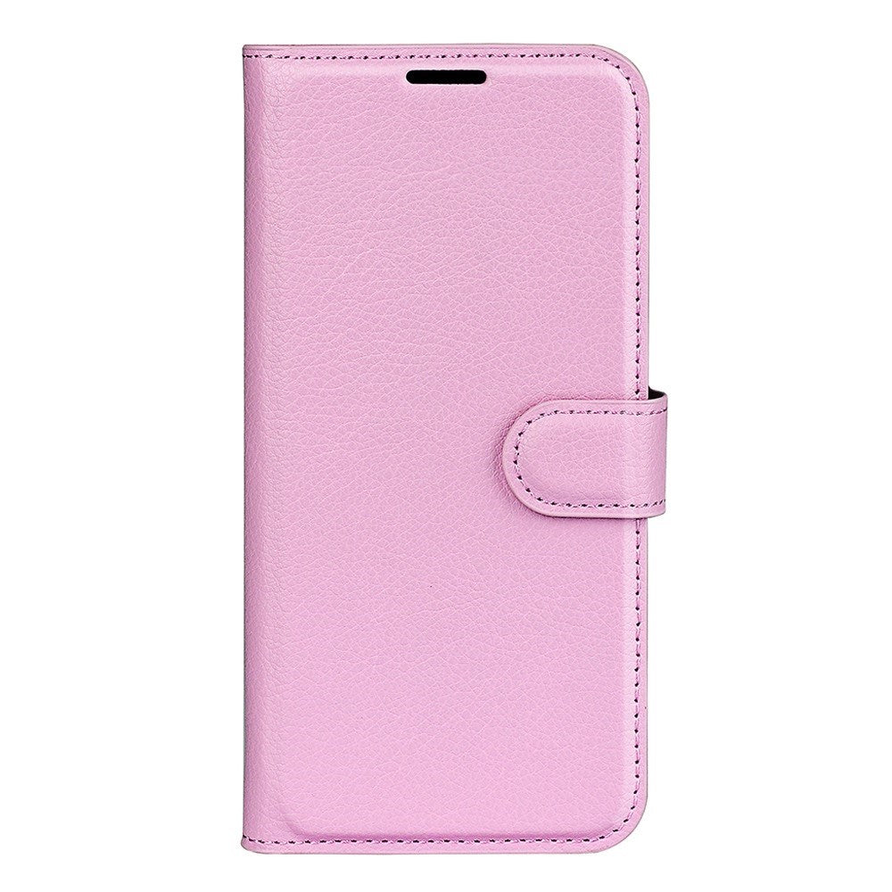 EIDERWOOD Honor X8 (5G) Kunstlæder Flip Cover m. Kortholder & Ståfunktion - Lyserød