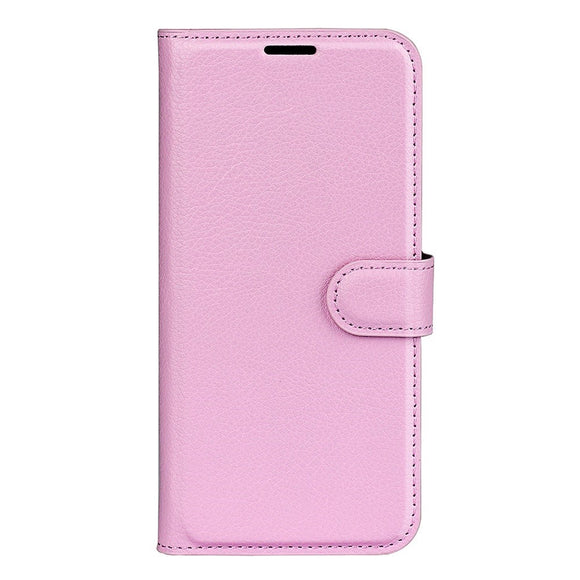 EIDERWOOD Honor X8 (5G) Kunstlæder Flip Cover m. Kortholder & Ståfunktion - Lyserød