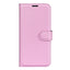 EIDERWOOD Honor X8 (5G) Kunstlæder Flip Cover m. Kortholder & Ståfunktion - Lyserød