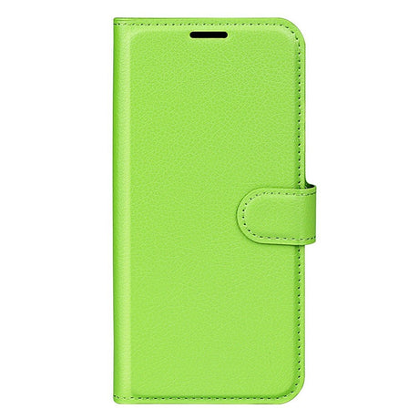 EIDERWOOD Honor X8 (5G) Kunstlæder Flip Cover m. Kortholder & Ståfunktion - Grøn