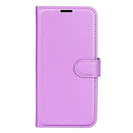 EIDERWOOD Honor X8 (5G) Kunstlæder Flip Cover m. Kortholder & Ståfunktion - Lilla