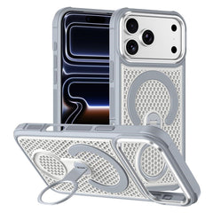 iPhone 17 Pro Max EIDERWOOD Hybrid Cover m. Varmeafledning & 360° Roterende Kickstand - MagSafe Kompatibel - Hvid