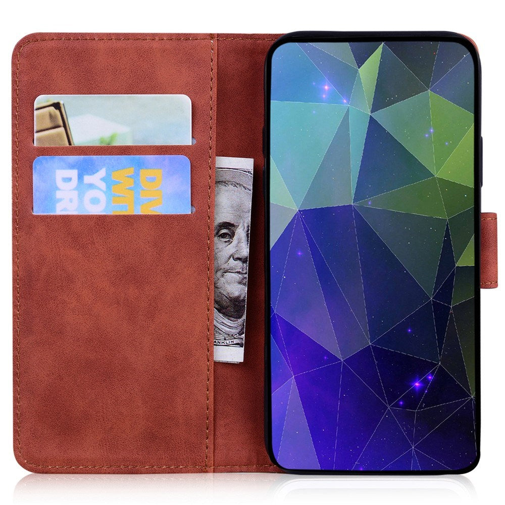 Honor 600 Lite EIDERWOOD Kunstlæder Flip Cover - Brun