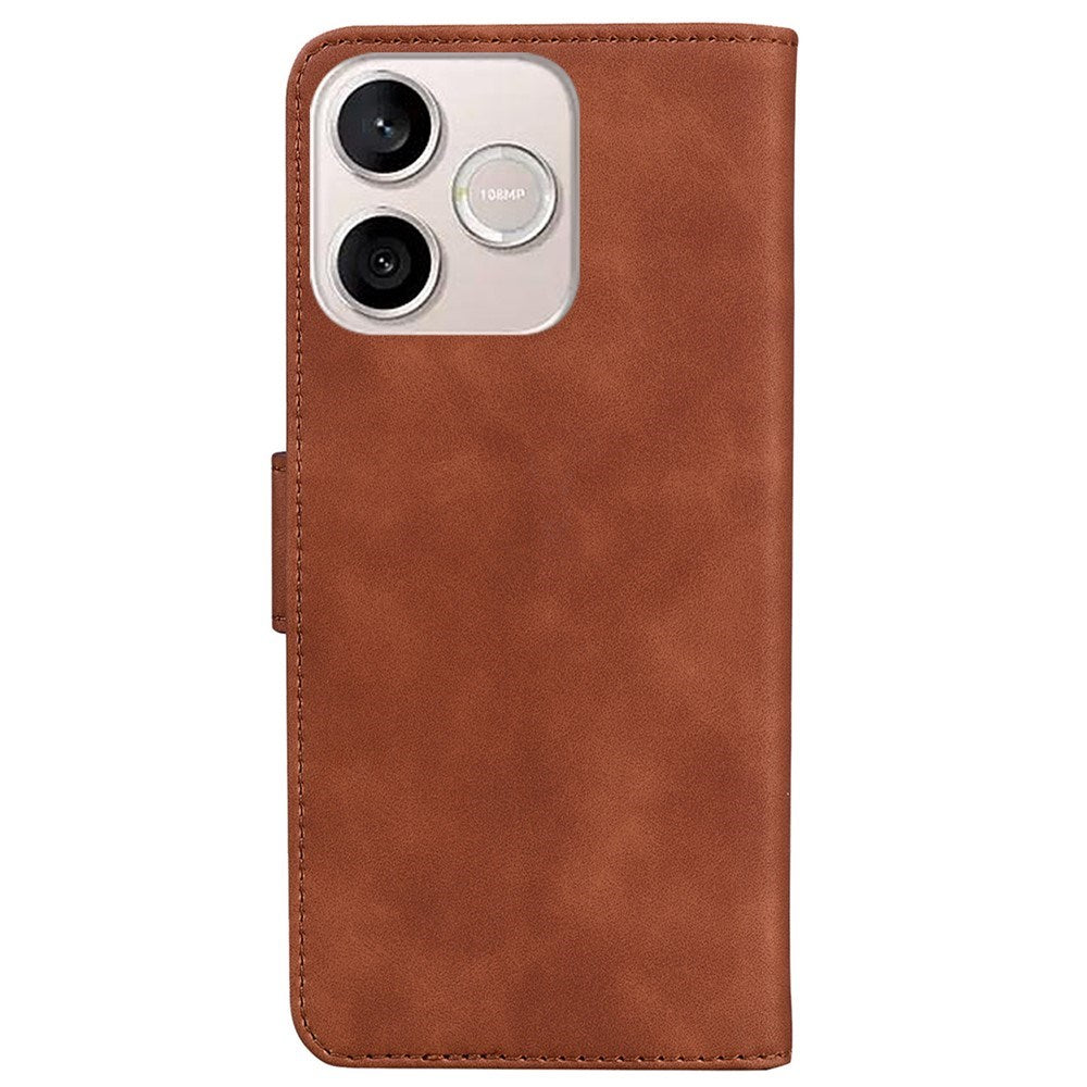 Honor 600 Lite EIDERWOOD Kunstlæder Flip Cover - Brun
