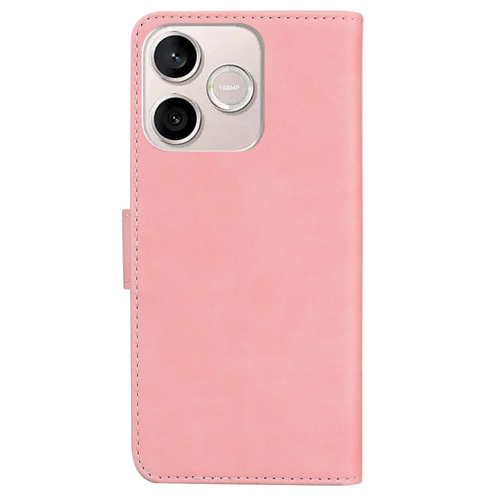 Honor 600 Lite EIDERWOOD Kunstlæder Flip Cover - Lyserød