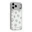 iPhone 17 Pro Max EIDERWOOD Hybrid Cover m. Rhinsten & Blomsterdesign - Hvid / Blomster