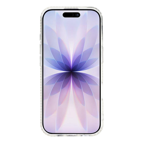 iPhone 17 EIDERWOOD Hybrid Cover m. Rhinsten & Blomsterdesign - Lyserød / Blomster