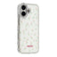 iPhone 17 EIDERWOOD Hybrid Cover m. Rhinsten & Blomsterdesign - Hvid / Forårsblomster