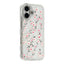 iPhone 17 EIDERWOOD Hybrid Cover m. Rhinsten & Blomsterdesign - Gennemsigtig / Kirsebærblomster