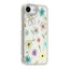 iPhone 17e / 16e EIDERWOOD Hybrid Cover m. Rhinsten & Blomsterdesign - Hvid / Flerfarvet Blomster