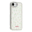 iPhone 17e / 16e EIDERWOOD Hybrid Cover m. Rhinsten & Blomsterdesign - Hvid / Forårsblomster