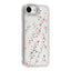 iPhone 17e / 16e EIDERWOOD Hybrid Cover m. Rhinsten & Blomsterdesign - Gennemsigtig / Kirsebærblomster