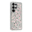 Samsung Galaxy S26 Ultra EIDERWOOD Hybrid Cover m. Rhinsten & Blomsterdesign - Gennemsigtig / Kirsebærblomster