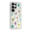 Samsung Galaxy S26 Ultra EIDERWOOD Hybrid Cover m. Rhinsten & Blomsterdesign - Hvid / Flerfarvede Blomster