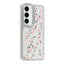Samsung Galaxy S26 EIDERWOOD Hybrid Cover m. Rhinsten & Blomsterdesign - Gennemsigtig / Kirsebærblomster
