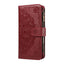 iPhone 17 Pro EIDERWOOD Flipcover m. 9 x Kortholder - Lynlåslomme - RFDI-Blokering - Rem - Rød