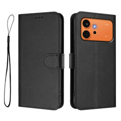 Honor 600 / 600 Pro EIDERWOOD Kunstlæder Flip Cover m. Strop - Sort