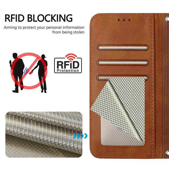 Honor 600 / 600 Pro EIDERWOOD Kunstlæder Flip Cover m. Strop - Brun