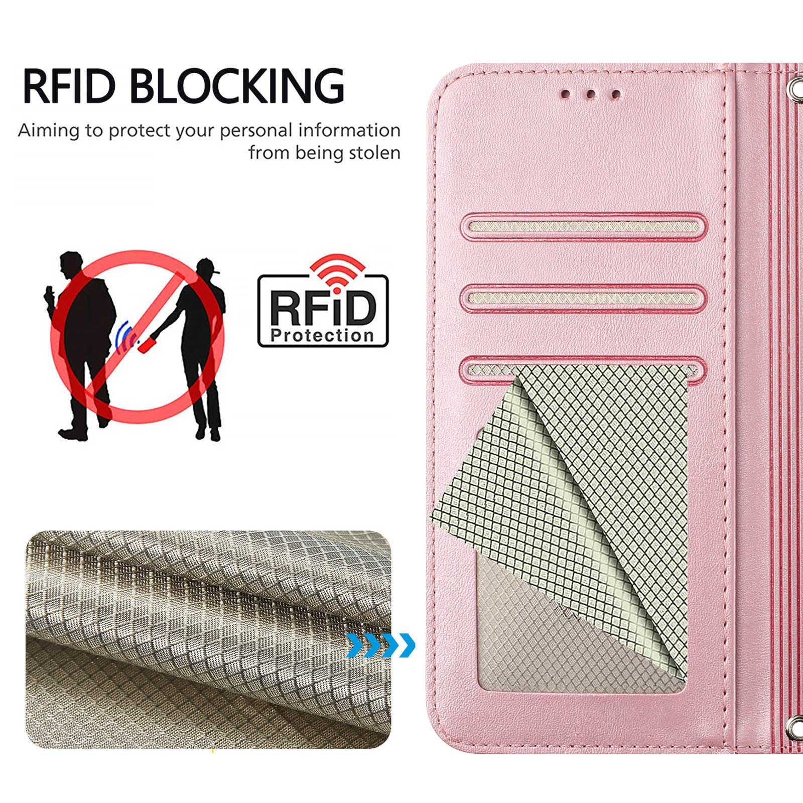 Honor 600 / 600 Pro EIDERWOOD Kunstlæder Flip Cover m. Strop - Lyserød