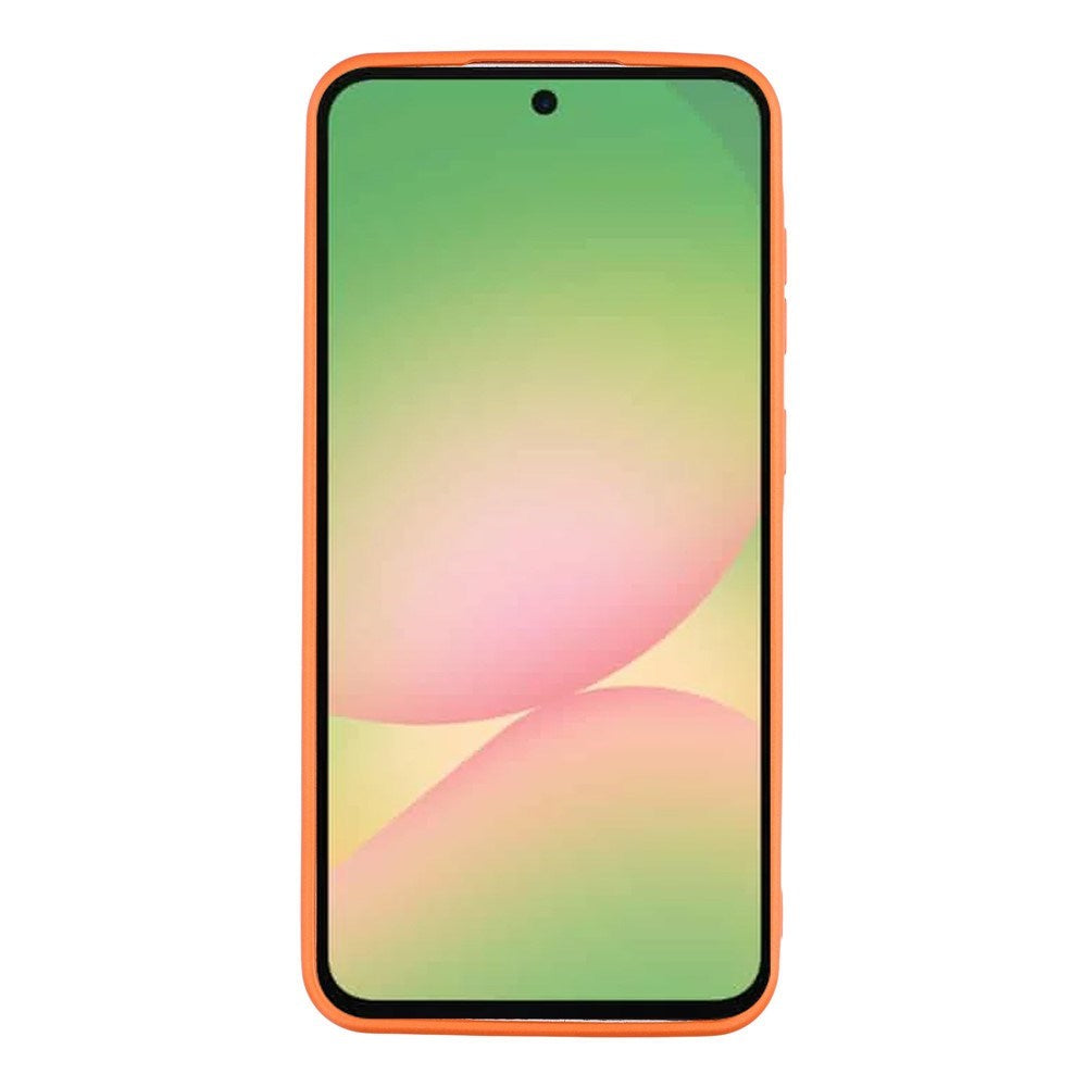 Samsung Galaxy A17 (5G) EIDERWOOD Fleksibelt Plast Cover m. Glitter - Orange