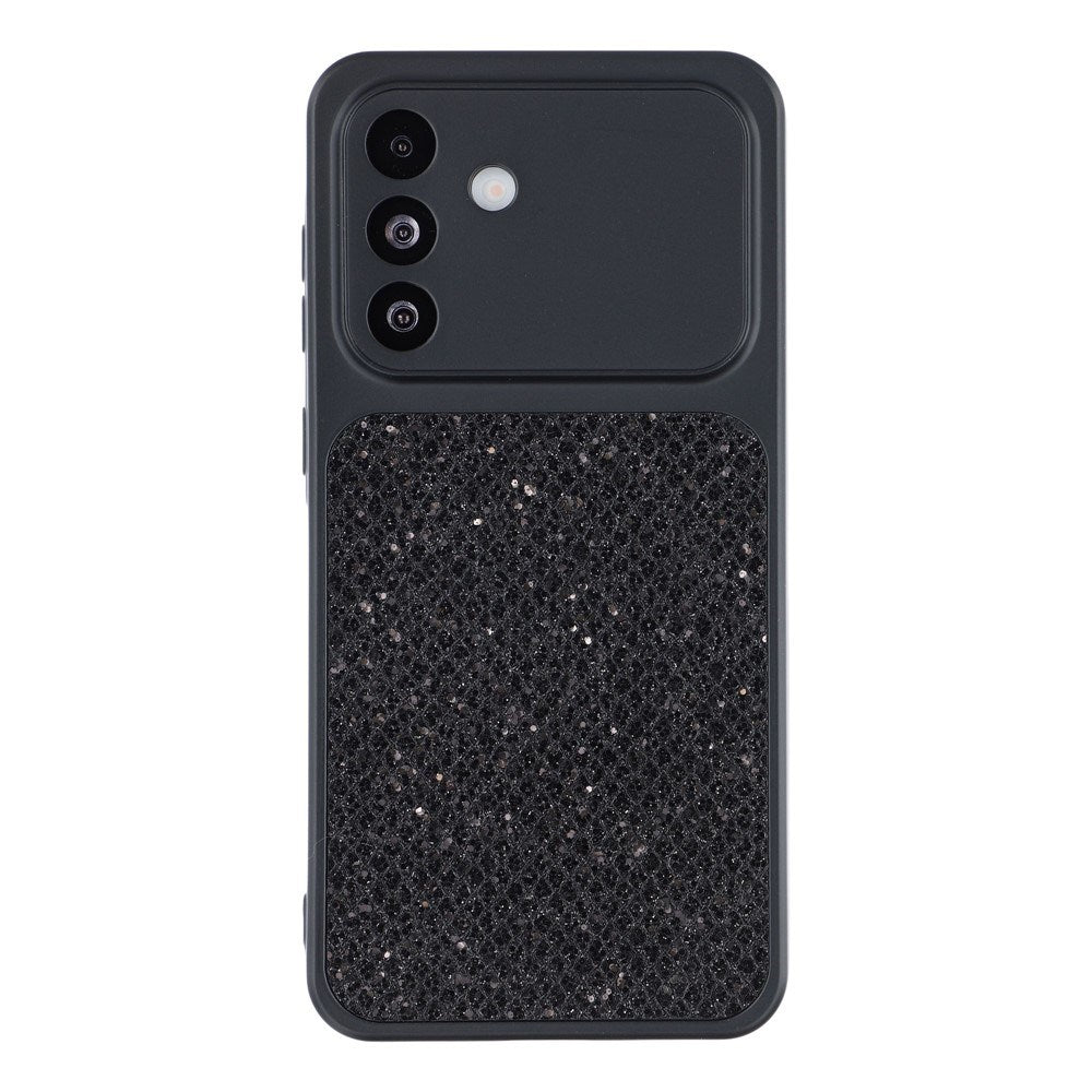 Samsung Galaxy A17 (5G) EIDERWOOD Fleksibelt Plast Cover m. Glitter - Sort