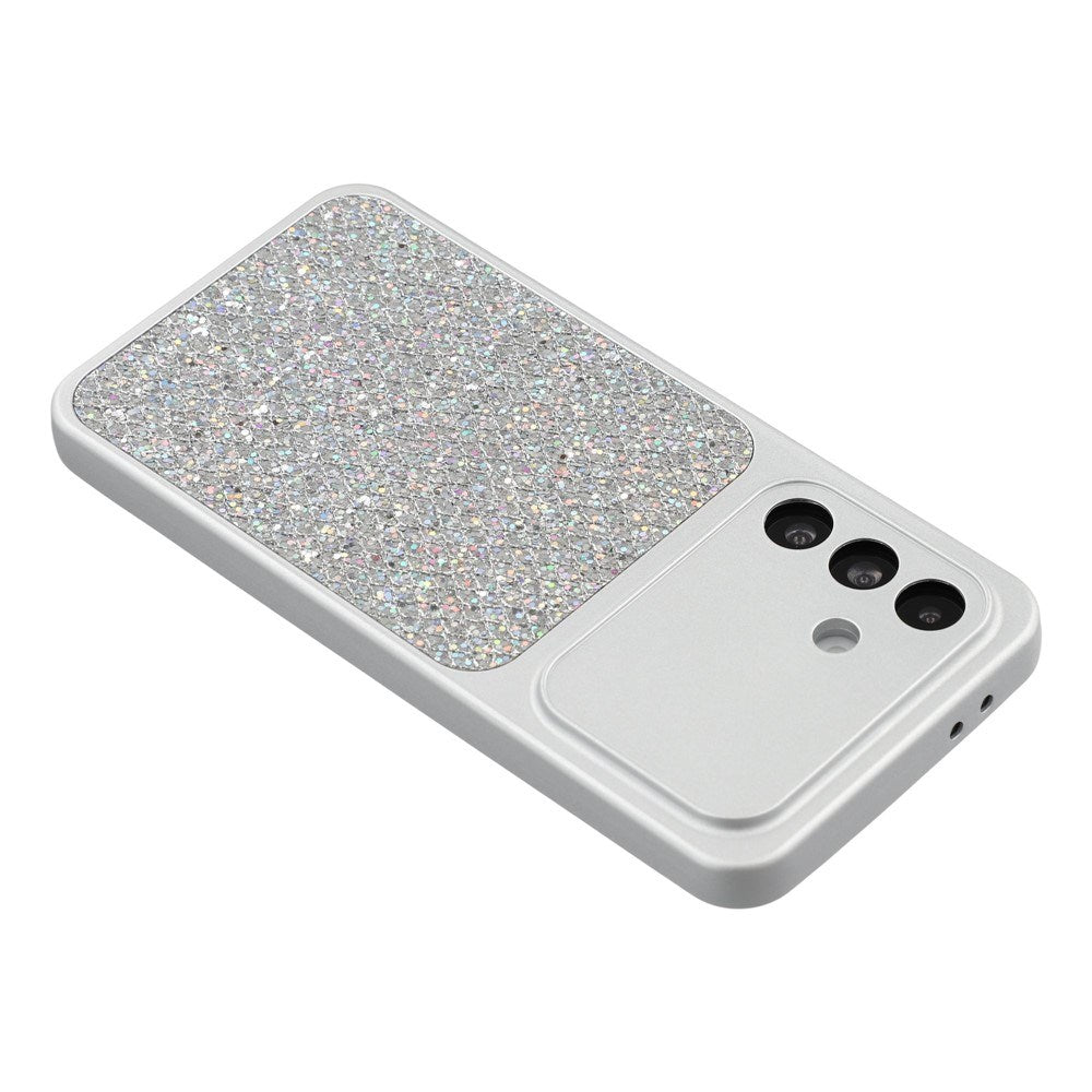 Samsung Galaxy A17 (5G) EIDERWOOD Fleksibelt Plast Cover m. Glitter - Sølv