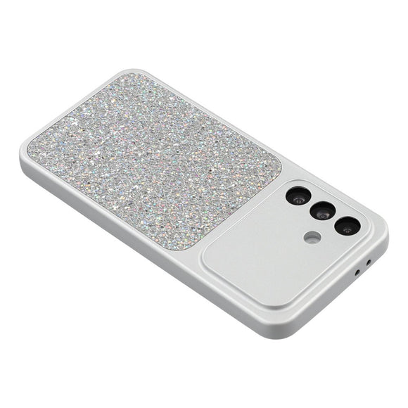Samsung Galaxy A17 (5G) EIDERWOOD Fleksibelt Plast Cover m. Glitter - Sølv