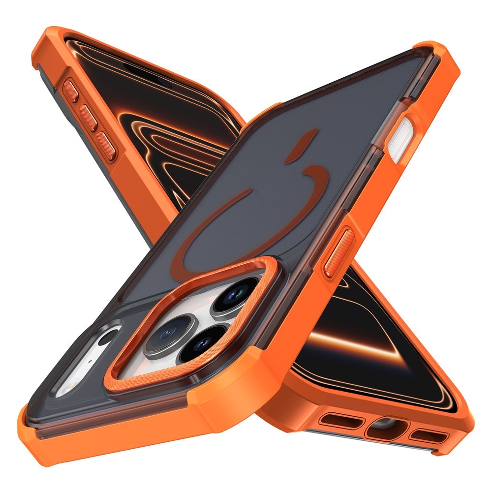 iPhone 17 Pro EIDERWOOD Mat Hybrid Plast Cover - MagSafe Kompatibel - Orange