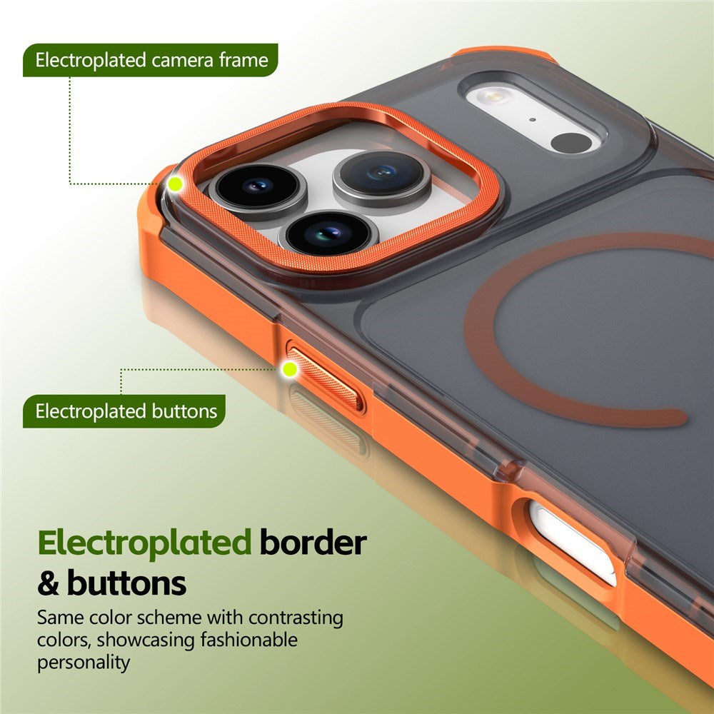 iPhone 17 Pro EIDERWOOD Mat Hybrid Plast Cover - MagSafe Kompatibel - Orange
