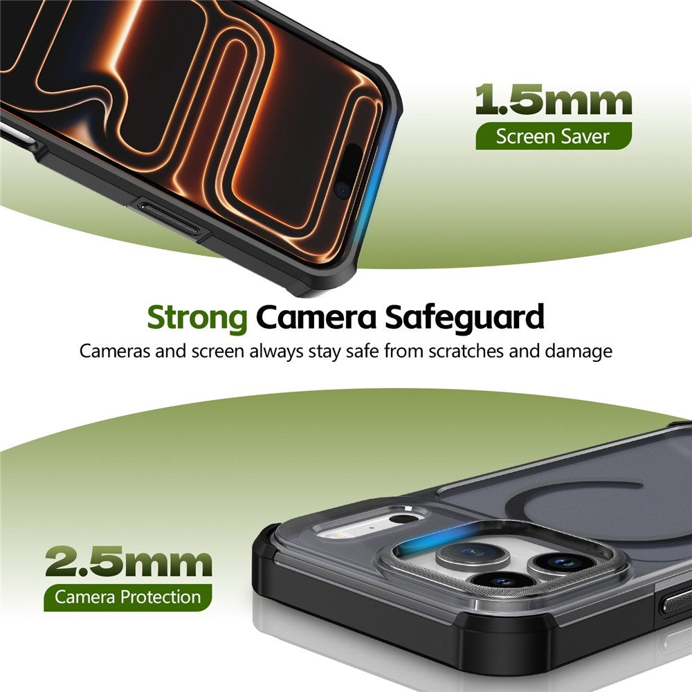 iPhone 17 Pro EIDERWOOD Mat Hybrid Plast Cover - MagSafe Kompatibel - Sort