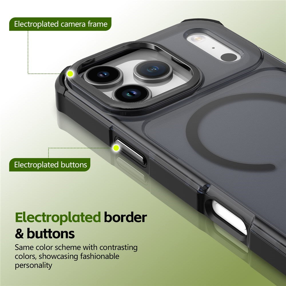 iPhone 17 Pro EIDERWOOD Mat Hybrid Plast Cover - MagSafe Kompatibel - Sort