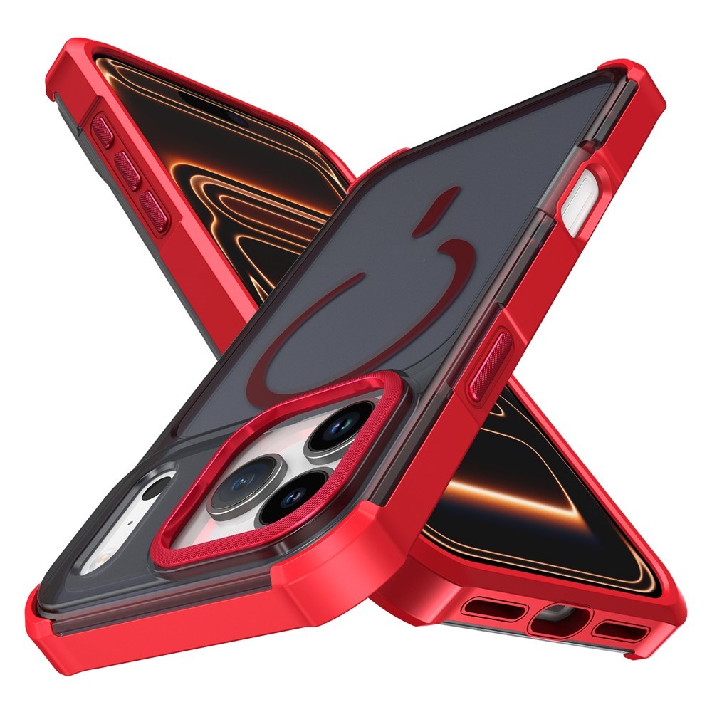 iPhone 17 Pro EIDERWOOD Mat Hybrid Plast Cover - MagSafe Kompatibel - Rød